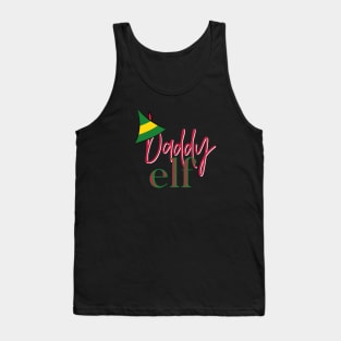 Daddy Elf Christmas Shirt Tank Top